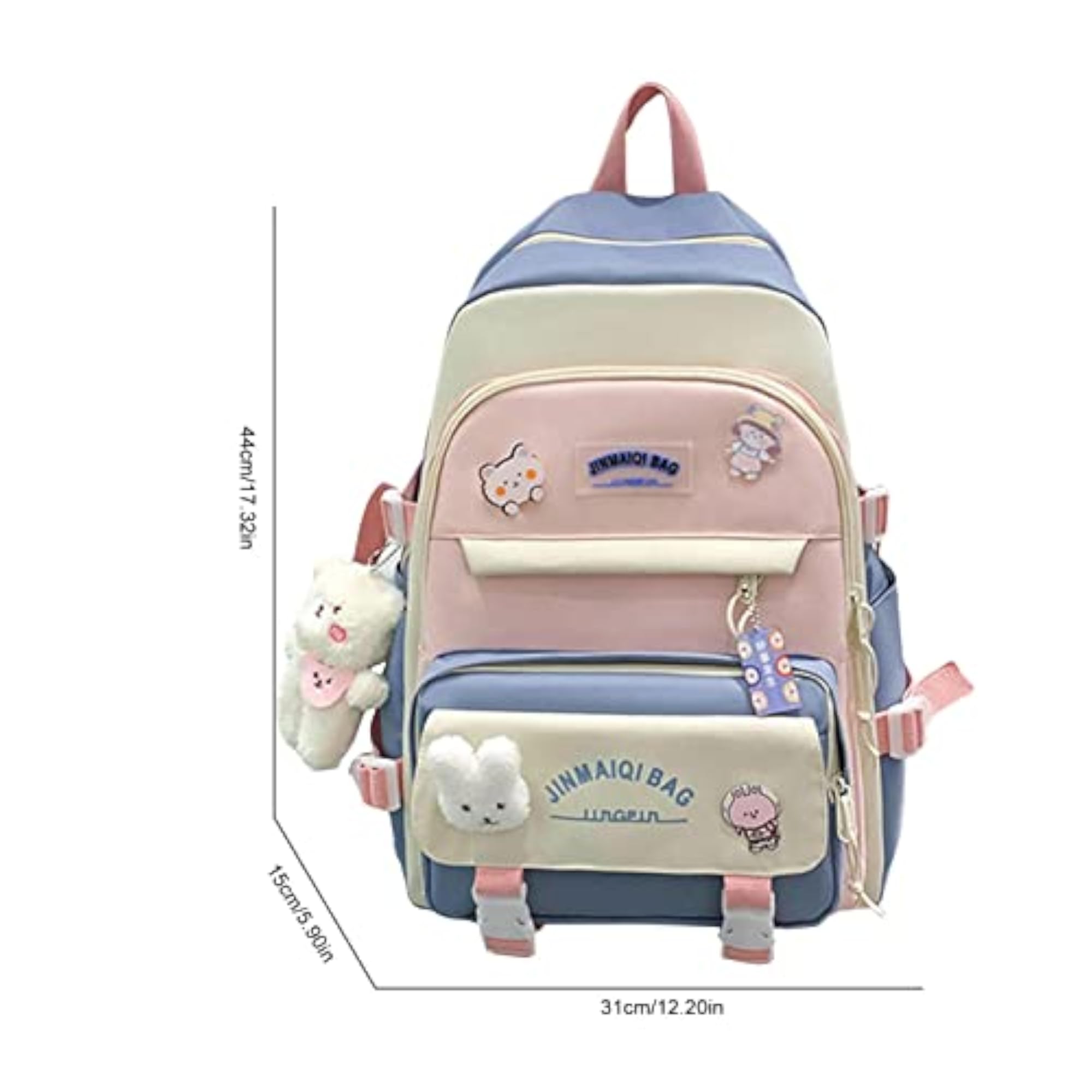 Aesthetic Kawaii Cute Backpack Combo for Girls