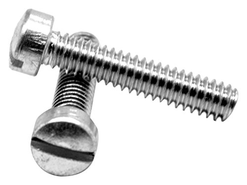 Small Parts 18-8 Stainless Steel Machine Screw, Plain Finish, Fillister Head, Slotted Drive, Meets ASME B18.6.3, 3/4' Length, Fully Threaded, #12-24 UNC Threads (Pack of 50)