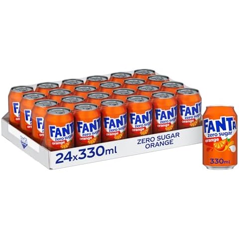 Fanta Orange Zero Sugar Soft Drink Cans Cover