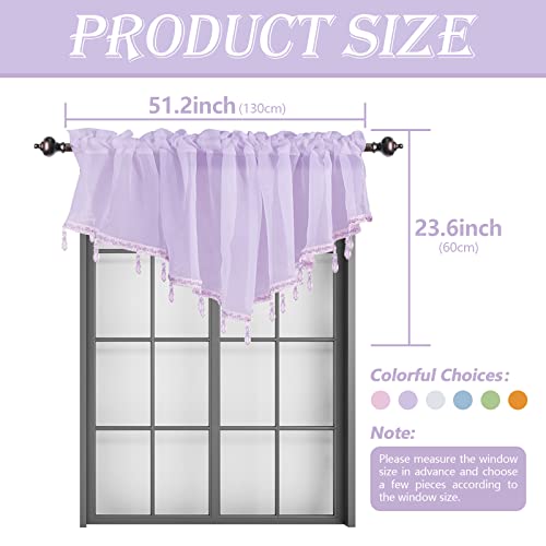 Evita miradas indiscretas con Yitexin window treatment valance de algodon 4