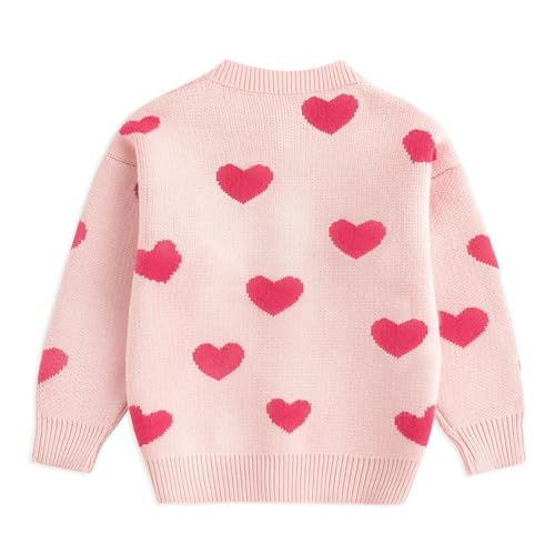Image of Curipeer Toddler Girl Sweater Cardigans, Long Sleeve Coat, 18M-9Y | Soft Warm Fabric, Spring and Fall Casual Wear, Little and Baby Girl