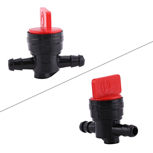 Image of Motorcycle Fuel Shut Off Valve,1 /4 inch Petcock Fuel Shutoff Valve with 6mm Pipe Hose for Briggs Stratton Moto Pit Motorized Bike