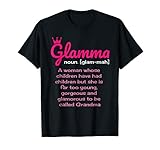 Glamma Funny Definition Shirt, Gift for Grandma