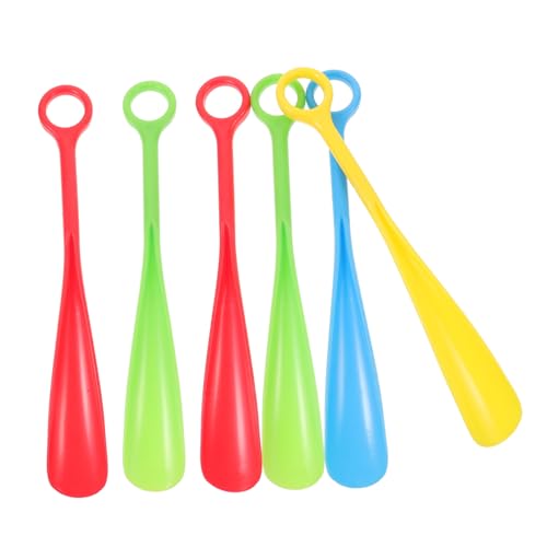 OATIPHO Shoe Horn Handle for Seniors Pregnant Women 6pcs Plastic Shoe Horns Rounded Handle Adaptive Daily Living Aid