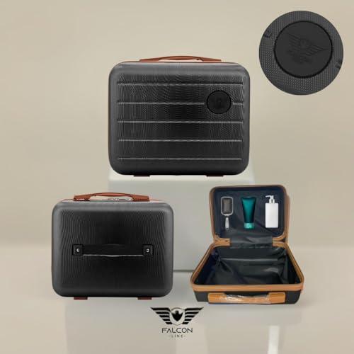 Kit Falcon Line Mala De Viagem ABS com Frasqueira Bordo Mão Pequena 10kg Abs Cadeado Com Frasqueira