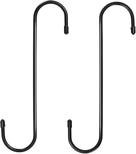 Miniatura 6 de Perchas de pinza de freno, paquete de 2 ganchos de acero resistentes con puntas de goma para trabajos de frenos automotrices (amarillo)