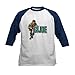 CafePress G.I. Joe Logo Kids Baseball Tee Kids Cotton Baseball Jersey, 3/4 Raglan Sleeve Shirt Navy/White