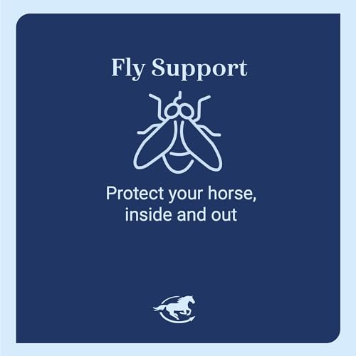 Image of SmartEquine Deluxe Relaxed Fit Fly Boots for Horses, Pair (2), Horse Size | Soft Comfortable Elastic | Durable Mesh | Protects Horse's Legs from Flies and Insects
