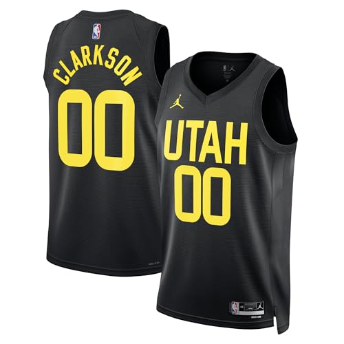 Jordan Clarkson Utah Jazz NBA Jordan Brand 8-20 Statement Edition Black Swingman Jersey (US Numeric 10 12 Regular Jordan Clarkson Utah Jazz Black)