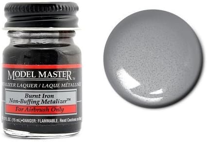 Burnt Iron Non Buffing Metalizer Enamel Paint .5oz Bottle