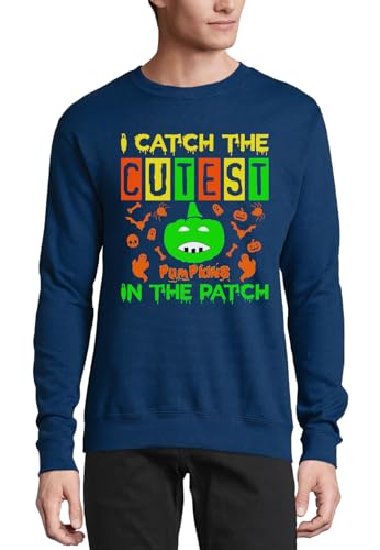 Pull marine motif citrouille verte I Catch The Cutest Pumpkins
