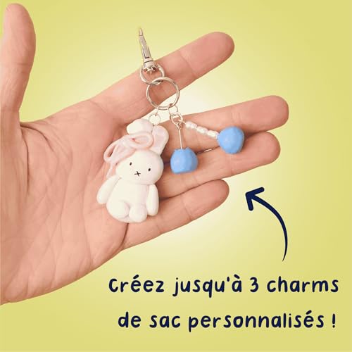 Kit argile polymère débutant pour fabriquer des breloques de sac DIY - 3