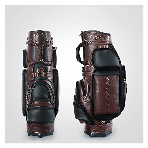 【TRASPORTO PIÙ CONFORTEVOLE】: questa borsa da golf pesa solo 5,3 kg/11,6 libbre, con una tracolla ben imbottita e una maniglia antiscivolo, che ne facilita il trasporto. Non avrai problemi a sollevarlo dentro o fuori dall'auto e dal carrello da golf.