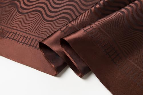 Image of 35 inch Men's Large Square Jacquard Scarf - Cowboy Wild Rugged Style, With Gift Packed