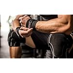 Harbinger Pro 20-Inch WristWraps with Thumb Loop for Weightlifting (pair) , Black - Image 5