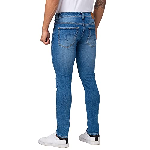 Image of Spykar Men's Skinny Fit Low-Rise Casual Jeans
