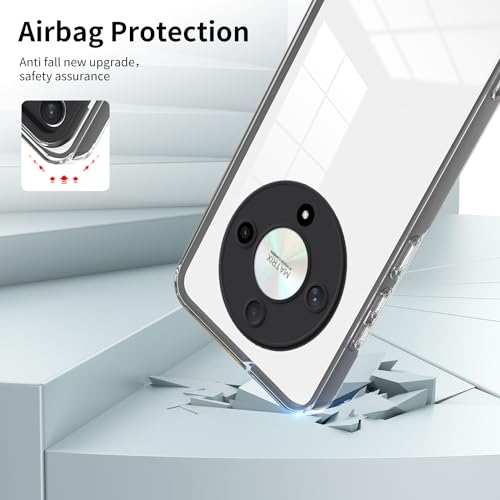 WOKEZ Genomskinligt telefonfodral för Honor Magic6 Lite & X9b