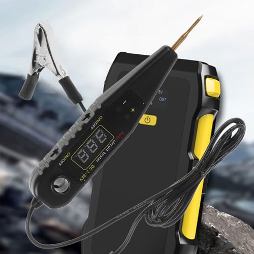 Probador de voltaje digital con pantalla LED para circuitos automotrices color aleatorio 7