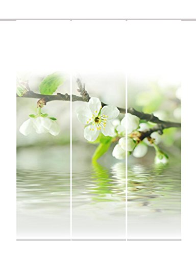 Preisvergleich Produktbild Home Fashion Schiebevorhang, Weiß