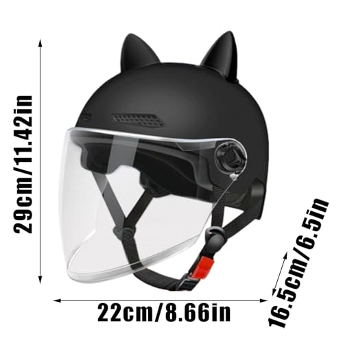 Hitburu Elektrikli Scooter ı - Koruyucu Sürüş Ekipmanı | Erkekler İçin Vizörlü - Yetişkin Erkek ve K