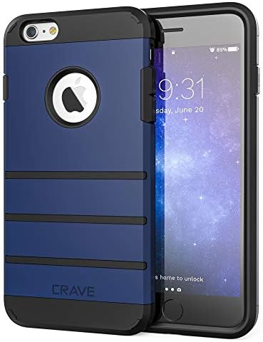 Crave Strong Guard iPhone 6/6S Plus Case (5.5 Inch) - Navy Protection Series