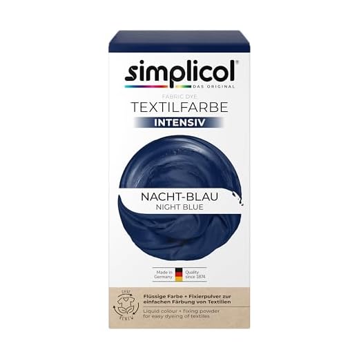 Simplicol Textilfarbe 150 ml+400 g, Blau