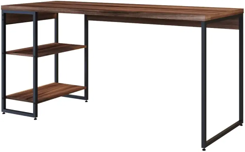 Escrivaninha com Estante Baixa 2 Prateleiras 1,50m Dynamica