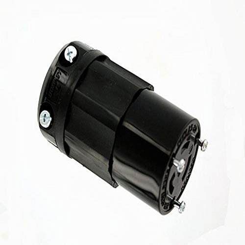Leviton 2310 Unterputz-Steckdose – 20A, 125V, Industrietauglich, Schwarz – Robust & Sicher