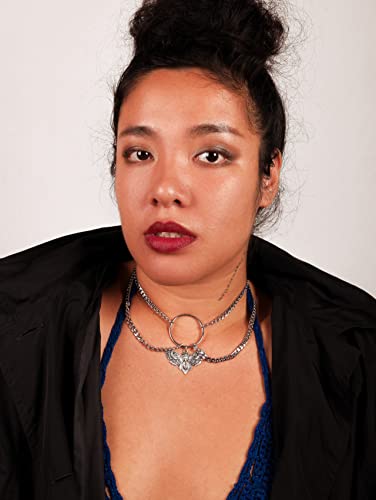 Sacina Goth Grunge Luna Moth Choker Necklace, Luna Moth Jewelry, Goth Choker Necklace, Halloween Christmas New Year Jewelry Gift For Women, Men4