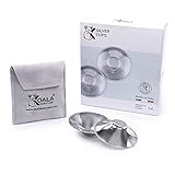 MADE IN ITALY AUS HOCHWERTIGEN ROHSTOFFEN: Registriertes Medizinprodukt aus reinem 925er Silber und einer inneren Schicht aus Kupfer für maximalen Widerstand. Nickelfrei, 100% Made in Italy und Freunde der Umwelt: Im Gegensatz zu Einwegstillhütchen können die Brusthütchen während der gesamten Stillzeit und sogar für zukünftige Schwangerschaften verwendet werden. Abmessungen: Normal ø 43 mm h 6,5 mm; Maxi ø 44 mm h 12 mm.