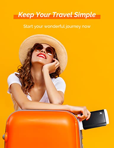 Mymazn Black Passport Holder Passport Wallet With Clear Pocket Passport And Vaccine Card Holder Combo Passport Cover Passport Case With Rfid Blocking Clear Pocket For Vaccine Card (Black) #TOP5