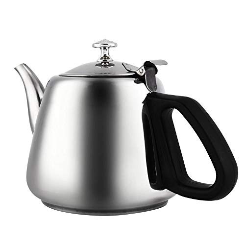 Tetera-1.5L/2L de acero inoxidable con tapa para estufa, tetera, cafetera, tetera, hervidor de agua caliente con filtro(1,5 litros) Cover