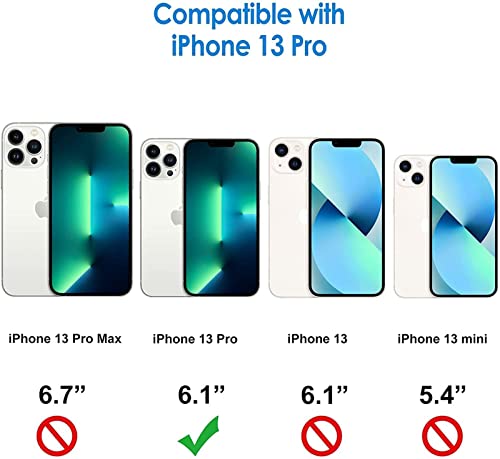 Sarnfans Animals Compatible With Iphone 13 Pro Case 6.1 Inch 2021,Colorful Dog Paw Galaxy Print Phone Case Slim Soft Tpu Shockproof Protective Cover For Women Girl Stylish Phone Cases Covers #TOP6