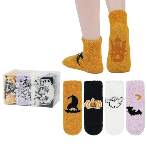 Image of Zando Women's Soft Fuzzy Socks - Thick, Warm, Fluffy, Comfy Home Sleeping Socks