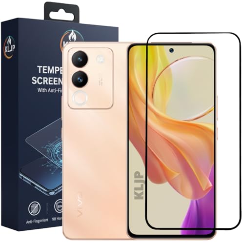 Image of Military-Grade Gorilla Tempered Glass For VIVO Y200 / Y200E With Installation Kit | Edge to Edge Coverage | Black