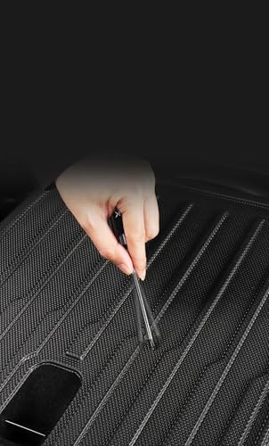 Tapis de coffre Tesla Model Y protection sur mesure en cuir durable - 4