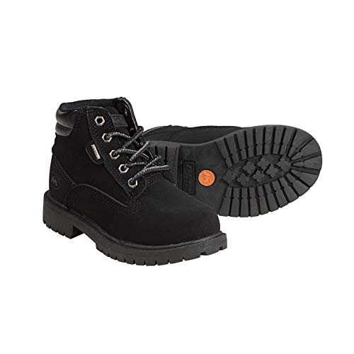 Trekker MG-BOOTS Boy's MID 6 INCH Boots - Black - 11