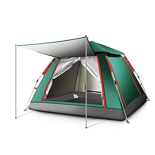 Tente camping automatique contre la pluie et la chaleur pour trois ou quatre personnes