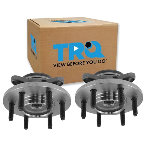 Image of TRQ 2 Piece Wheel Bearing & Hub Assembly Set Compatible with 2007-2010 Ford Expedition Lincoln Navigator