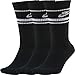 Produktbild Nike Essential Crew Socks Socken 3er Pack (DE/NL/SE/PL, Numerisch, 43, 46, Regular, Regular, black/white)