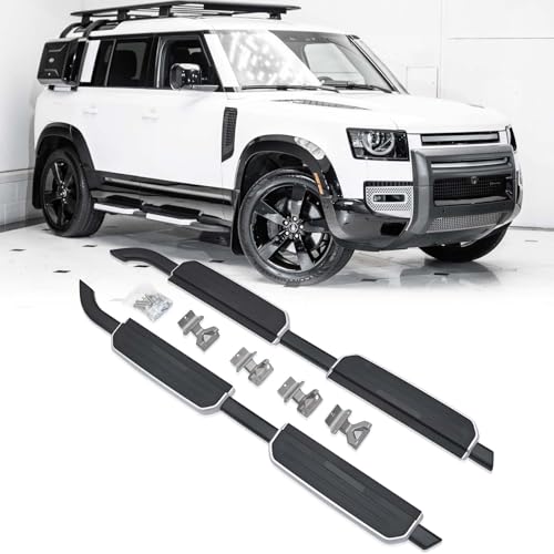 Estribos laterales aluminio para Land Rover Defender 110 miniatura 1