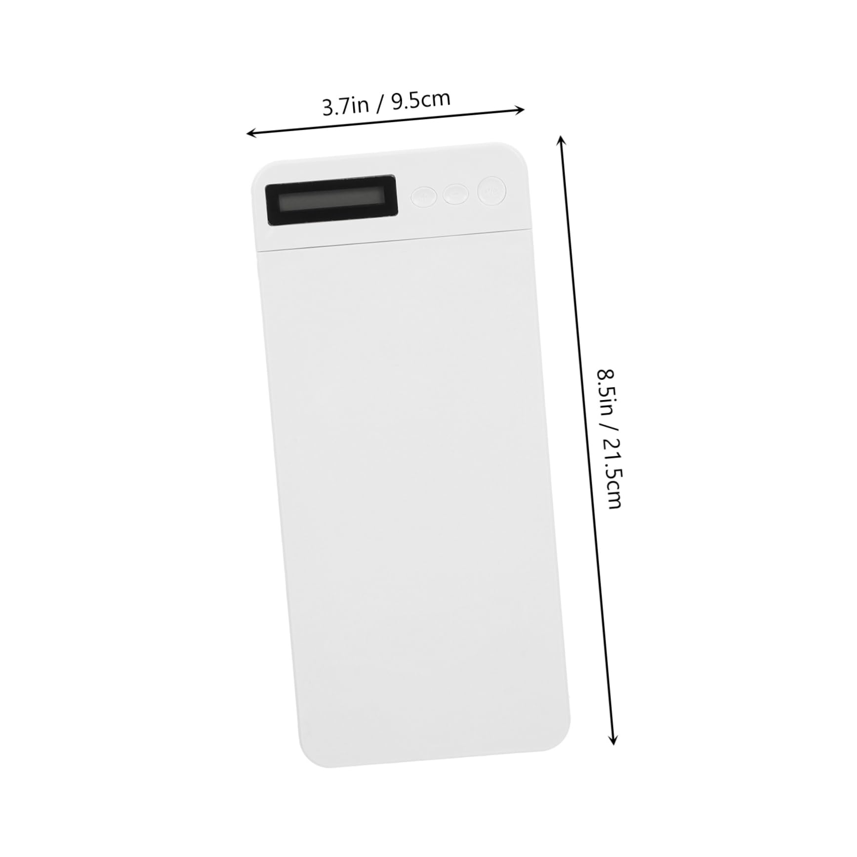 WOONEKY Caja de Seguridad para Teléfono Temporizador, Plástico Blanco