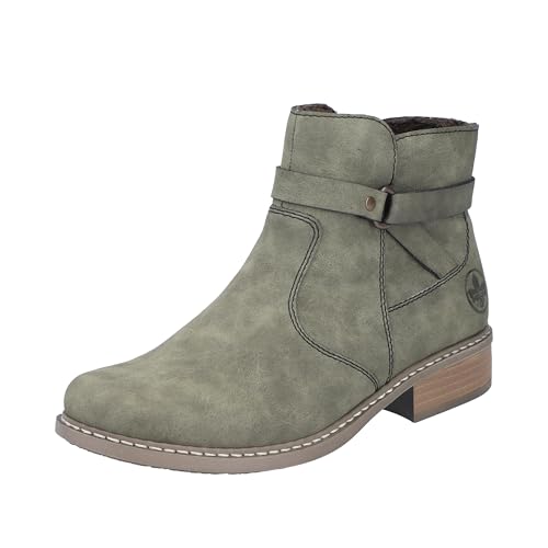 Rieker Damen Stiefelette Z4167-54 grün Gr. 39