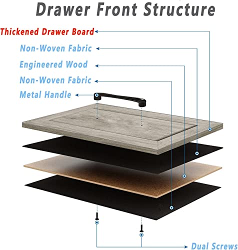 Hoseoka Upgrade 6 Drawer Dresser For Bedroom, Rustic Wood Dresser With Shelves, Closet Storage Dresser, Chest Of Drawers, Woden Clothes Dresser Organizers #TOP4