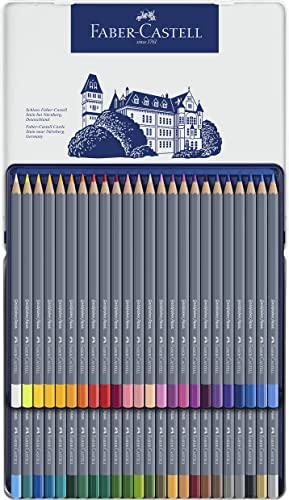 Lápis de Cor Aquarelável Goldfaber Aqua 48 Cores, Faber-Castell