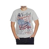 American Vintage Style T-Shirts Available in Sizes M-6XL Regular and Big & Tall (Plus Size) The Short Sleeves on These T-Shirts Make Them Perfect for Wearing During Hotter Summer Months UNIQUE DESIGNS - Choose from a huge variety of USA themed prints...