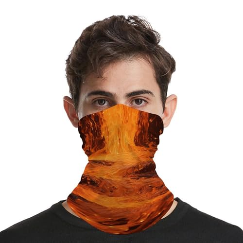 Black Flame Máscara de Cara para Clima Frío Pasamontañas Cuello Bufanda Cortaviento Bandana para Hombres y Mujeres Balaclava Elástica Cintas para Cabeza para Motocicleta Ciclismo Esquí Fiesta miniatura 4