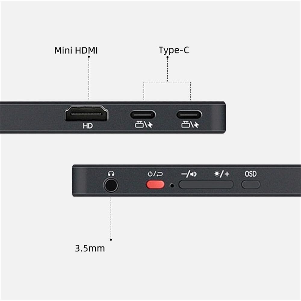 Schermo portatile IPS esteso da 15,6 pollici 1920 * 1080 60Hz for telefono cellulare ufficio for laptop Monitor per Smart Working