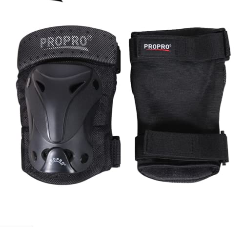 Children/Adult Roller Skating Knee/Elbow/Wrist Pads For Skating/Skateboarding/Anti-Fall Sports Protective Gear Set With Mesh Bag (Large)