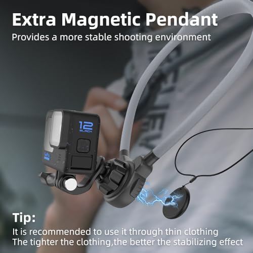 Support de cou magnétique pour GoPro collier de fixation rapide POV